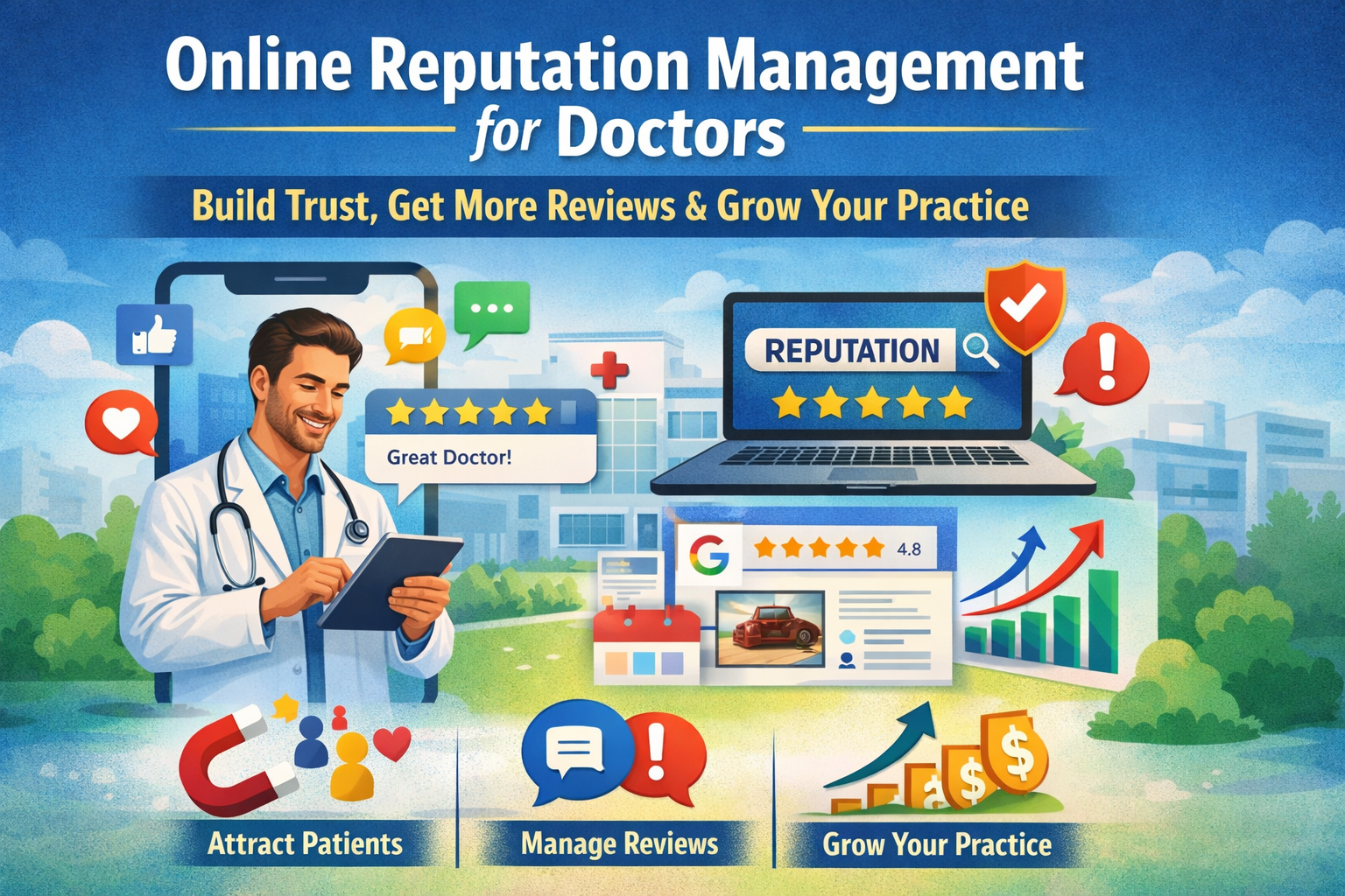 online reputation management for doctors