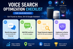 Voice Search Optimization Checklist for Businesses
