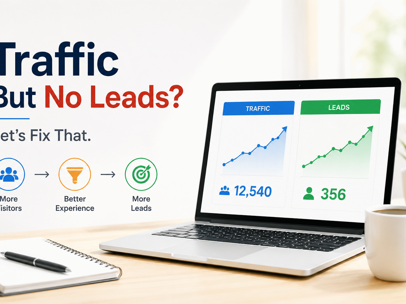 Why Your Website Gets Traffic but No Leads