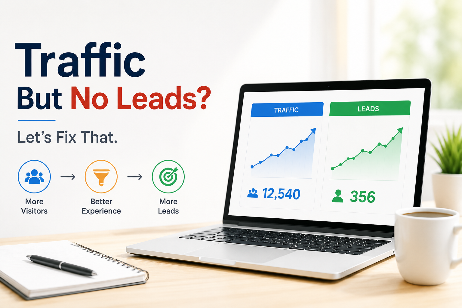 Why Your Website Gets Traffic but No Leads