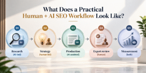 Practical Human + AI SEO Workflow